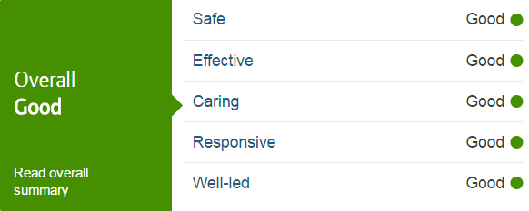 Silvermere Care Home CQC Ratings