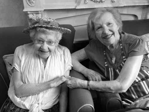 Residents sharing moments together