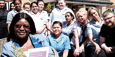 Adelaide Care Home, Bexleyheath; Kent; CQC Good; Care Quality Commission; Featured Image; Staff; Happy