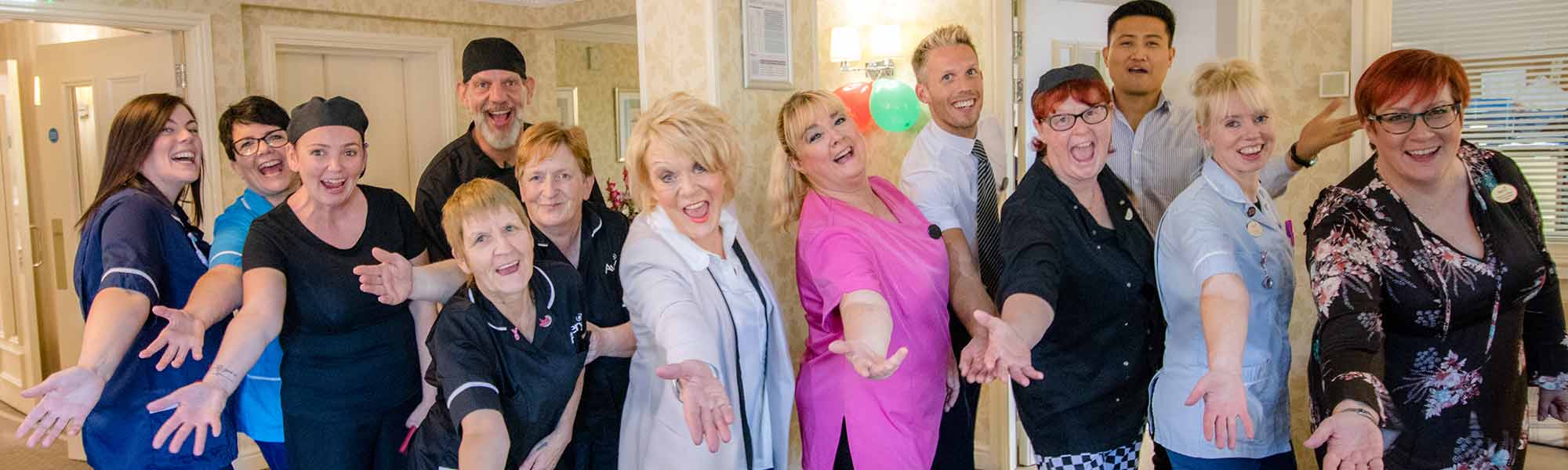 Glenmoor House Care Home Corby Spanish Open Day Sherrie Hewson