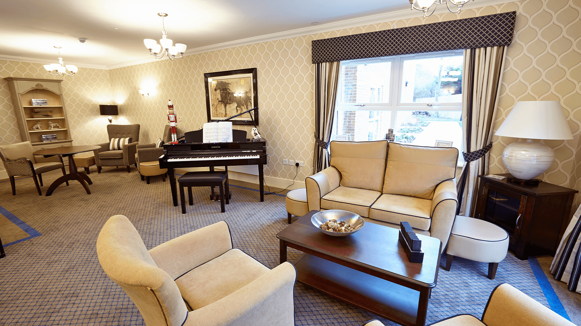 Alder House piano lounge