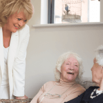Scholars Mews Sherrie Hewson with Residents