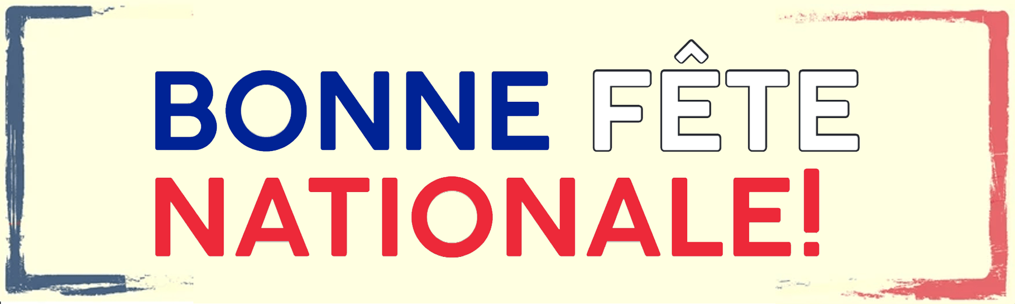 Bonne Fete Nationale Web Banner